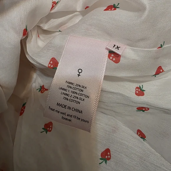 Selkie La Fraise Strawberry Shortcake Cake Shop Mini Dress - 1X - NWT - Picture 10 of 12